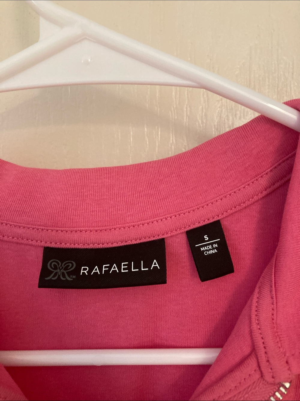 Sleeveless Zip Polo Tank in Bright Pink - Picture 2 of 8